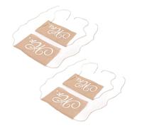 4pcs Style Rétro Mr Mrs Linen Chair Back Cover, Protect Chairs, Wear and Élégant Couvertures pour Le Bureau du café Home Party, Célébration de Thanksgiving, Fêtes d'automne