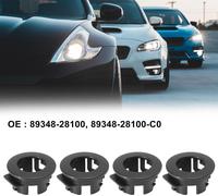 4pcs Support Capteur de Stationnement pour Toyota Retenue Capteur Remplace Noir 89348-28100-C0