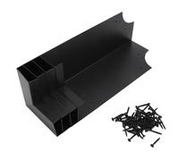 4pcs, Supports de Coin de Jardin surélevés en Acier de 12 Pouces avec Un jardinière à Fleurs végétales