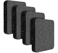 4Pcs Tapis Anti Vibration Machine a Laver,Tapis Anti Bruit,Patin Anti Vibration Machine à Laver pour Réfrigérateur, Sécheurs
