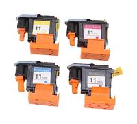 4pcs Tête D'impression, Tête D'impression Cartouche Jet D'encre Couleurs Tête D'impression sans Bourrage Papier Tête D'impression Remplacement de la Tête D'impression pour