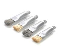 4pcs Têtes De Remplacement Pinceau Antistatiques Pour Le Téléphone Pour Téléphone Ic Retirant Des Outils Nettoyage PCB Avec Fil Et Poils La Brosse Maintenance Électronique