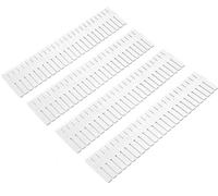 4pcs tiroirs filet en plastique - Séparateur DIY coupe organisateur réglable pour chaussettes sous-vêtements rangement stationnaire blanc allongé