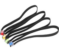4pcs tissu élastique pêcheur léger anneau de bobine boucle de fil de pêche Tackle Accessoire