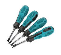 4PCS Tournevis U Fourche Type Tournevis Magnétique Antidérapant PP Poignée En Acier Au Chrome-Vanadium Multifonctionnel Outil À Main Tournevis Ensemble