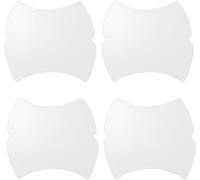 4pcs Transparent Voiture Porte Bol Poignée Autocollants Protecteur