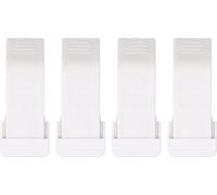 4pcs Türkeil Stopper Mehrzweck verhindert, dass Kollision Lärm für Home Office Hotel White beseitigt