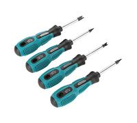 4PCS U Tournevis, Tournevis CR-V tournevis à tête triangulaire de précision en Y Outil manuel multifonction magnétique avec Prise en Main Confortable M1.7/M2.0/M2.3/M2.6