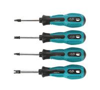 4pcs U Type de fourche U Type de tournevis magnétique, Chrome Vanadium Steel CR V Arbre avec poignée antidérapante PP pour réparation électronique, 3,15 pouces