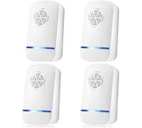 4pcs Ultrason Souris, Répulsif Ultrasons Appareil Anti Souris, Rats, Rongeurs, Loirs Anti Rongeur
