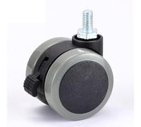 4Pcs Universal Furniture Wheel 50mm Caster 2 Inch Heavy Duty 360 Rotatable Mute Swivel Castor Wheels Roller Casters(Screw With Brake)