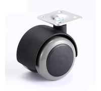 4Pcs Universal Furniture Wheel 50mm Caster 2 Inch Heavy Duty 360 Rotatable Mute Swivel Castor Wheels Roller Casters(Plate Without Brake)