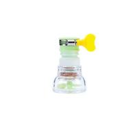 4pcs Universal Rotation Faucet Bubbler Swivel Water Saving Economizer Head Shower Kitchen Nozzle Adapter Sink Accessories Pour Cuisine(Green)