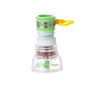 4pcs Universal Rotation Faucet Bubbler Swivel Water Saving Economizer Head Shower Kitchen Nozzle Adapter Sink Accessories Pour Cuisine(Green)