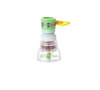 4pcs Universal Rotation Faucet Bubbler Swivel Water Saving Economizer Head Shower Kitchen Nozzle Adapter Sink Accessories Pour Cuisine(Green)