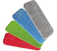 4pcs Vadrouille de Nettoyage pour Balai Vaporisateur Vorfreude et Toutes les Serpilleres Spray & les Serpilleres Lavables