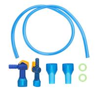 4pcs Valves de Morsure de Rechange pour Camelbak, Embout Buccal en Silicone avec Connecteur de Tuyau Droit et Coudé Joints Toriques Tuyau d'eau pour Vessie d'Hydratation Cyclisme
