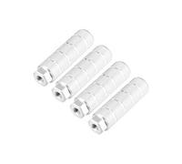 - 4pcs Vélo Arrière Pied Repose-pieds Repose-pieds Argenté Adapté 3/8 Pouce Essieux
