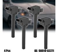 4pcs Voiture Allumage Bobine Moteur Allumage Bobine Rechange 90919-02271