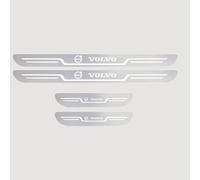 4PCS Voiture Barres de Seuil de Porte en Acier Inoxydable pour Volvo V90 Cross Country 2016-2020,Protecteur de PéDale de Seuil de Porte,Pédale de Bienvenue Anti-Rayures,C