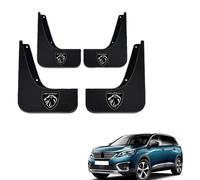 4Pcs Voiture Bavettes Garde Boue, pour Peugeot 5008 2017-2025 Avant Arrière Boue Anti-Éclaboussures étanche poussière Externes Accessoires