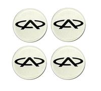 4Pcs Voiture Cache moyeux Centre, pour Chery E3(OD:60 MM,ID:55 MM) Roue Moyeu étanche Antirouille Décoratifs Protéger Accessoires