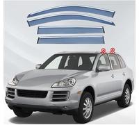 4Pcs Voiture Déflecteurs Fenêtre Côté Voiture, pour Por-sche Cayenne 9pa/2006-2010 Fenêtre Latérale Pare-Pluie Accessoires de Coiffure