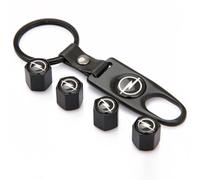 4pcs Voiture métal Capuchon de Valve Bouchons, pour Opel Life Adam Karl Corsa Tigra Chevette Olympia Kadett Ampera Zafira Car Anti poussière Résistant étanche Protéger décorer Accessoires