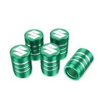 4pcs Voiture métal Capuchon de Valve Bouchons, pour Suzuki Samurai Jimny Ignis SX4 Grand Vitara Equator Across Wagon Car Anti poussière Résistant étanche Protéger décorer Accessoires,E