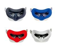 4Pcs VR Silicone Face Pad Cover Replacement for Oculus Quest 2 face Cushion Cover Sweatproof Lightproof VR Accessories(Black+Grey+Red+Blue)