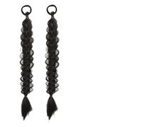 4pcs Wig Braid Female Vitality Ponytail Strap Double Imitation Hair Fried Dough Twists Style(PY666-18-4)