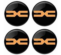 4Pièces Autocollants Centre Roue pour Dacia Duster Extreme Spring, Enjoliveurs de Centre de Roue Cache Moyeu Jante Badge Logo Roue Protection Moyeu Centre,56MM-A