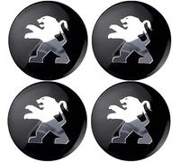 4Pièces Autocollants Centre Roue pour Peugeot 2008-e II Electric Year from 2019, Enjoliveurs de Centre de Roue Cache Moyeu Jante Badge Logo Roue Protection Moyeu Centre,60MM-B