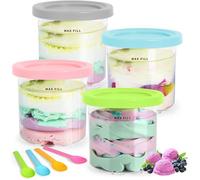 4PièCes Ninja Standard creami NC301 NC300 NC299 SorbetièRe Series Creami Pintes et Couvercles CREAM MACHINE