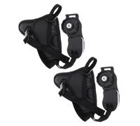 4Pièces Poignets Caméra PU Cuir Adaptateur Vis Pratique Noir