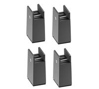 4Pieces Practical Furniture Risers 2Inch Height Adjustable Bed Leg Extenders Convenient For Small Space Daily Use Plastic Bed Risers