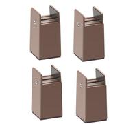 4Pieces Practical Furniture Risers 2Inch Height Adjustable Bed Leg Extenders Convenient For Small Space Daily Use Plastic Bed Risers