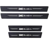 4PièCes Protection Seuil de Porte pour Dacia Duster 1 2010-2017, Fibre de Carbone Plinthes Autocollant Car Accessoire Style,A