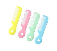 4Pièces Sécurisé à Dents Rondes pour Rose Vert Outil de Toilettage Doux et Confortable