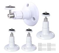 4Pièces Supports muraux réglables Appareil Photo Pivotant à 360° Support Mural pour Caméra de Sécurité HD, Intérieure Extérieure Compatible avecARLO Pro Arlo PRO2, Arlo ULTARA Ultra Arlo Go Arlo HD