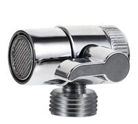 4Pièces Valve Diverter Métal Argent Pour Robinet De Durable