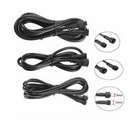 4PIN 1/2/3 mètres IP67 câble d'extension étanche cordon d'alimentation connecteurs mâles et femelles Compatible With changeble L pont lumière de jardin(3m)