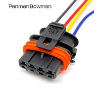 4pin B 1 Pc Connecteur Électronique Étanche Pour Injecteur Automatique, 2 3 4 5 6 Broches, 3.5mm, Faisceau De Câbles, Capteur D'oxygène, Prise Femelle 1928404627 1928403698 "Nipseyteko