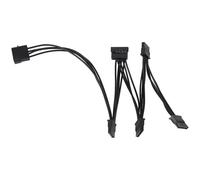 4Pin IDE to 5-Port Power Supply Cable 4Pin Molex to Multi SATA Port 18AWG Wire Power Cord For Hard Drive HDD SSD PC