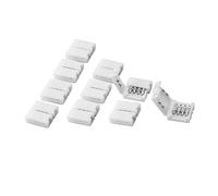 4Pin RVB 5050 Bande LED adaptateur sans soudure Connecteur Pour 5050SMD non-étanche RGB bande 10pcs