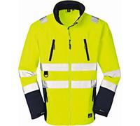 4PROTECT Pari d'avertissementrsVeste softshell Pittsburgh Jaune fluo/Navy L