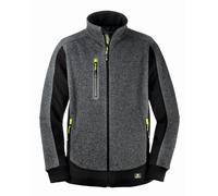 4PROTECT ParirsVeste polaire de protection Maine noir/blanc mélangé L