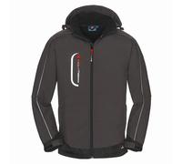 4PROTECT ParirsVeste softshell de protection Montana Gris/Noir S