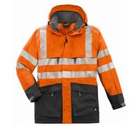 4PROTECT Parka haute visibilité Tampa orange vif/gris 4XL