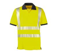 4PROTECT Polo de sécurité Orlando jaune vif/gris XL